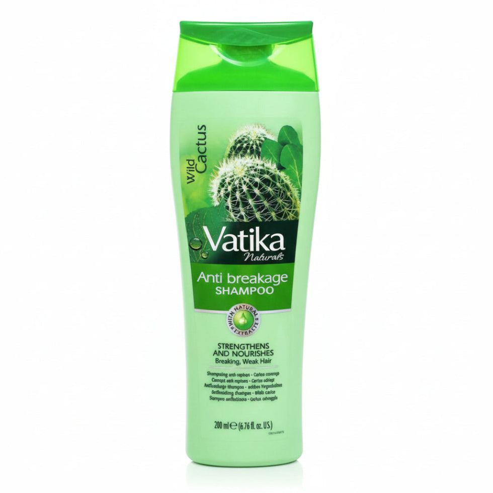 Vatika cactus anti breakage shampoo 200ml for strong healthy hair reduced breakage soft smooth hair