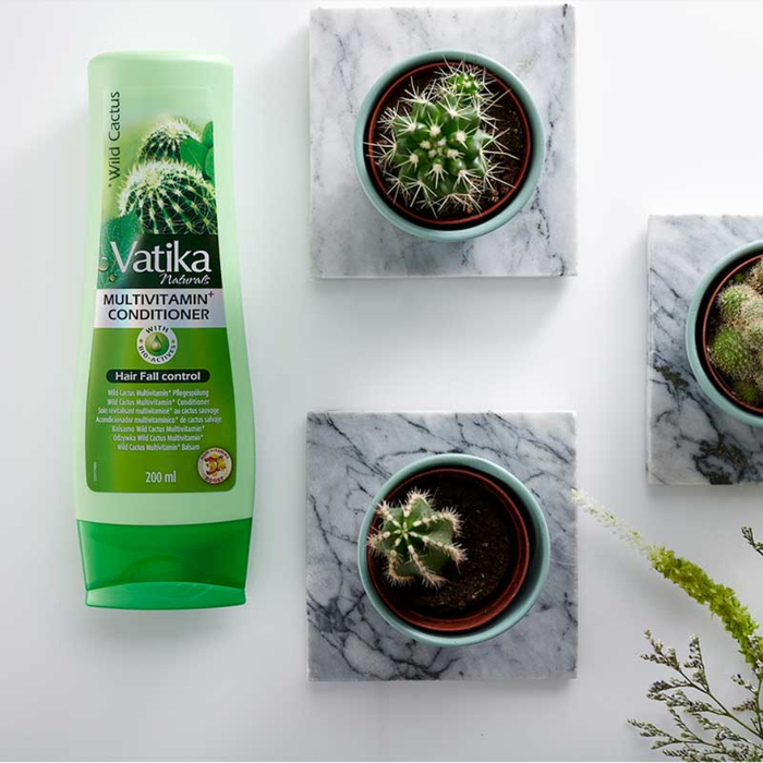 Vatika Naturals Wild Cactus Conditioner 200ml | Reduce Hair Fall & Strengthen Hair