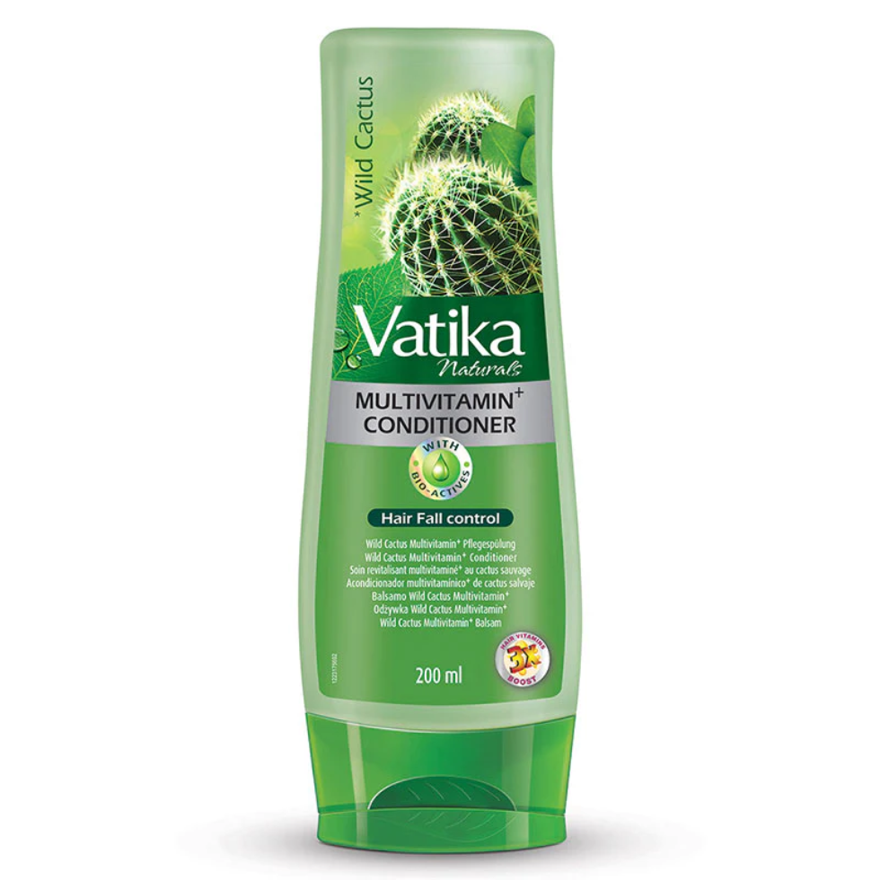 Vatika cactus conditioner for hair fall control strong smooth soft healthy hair