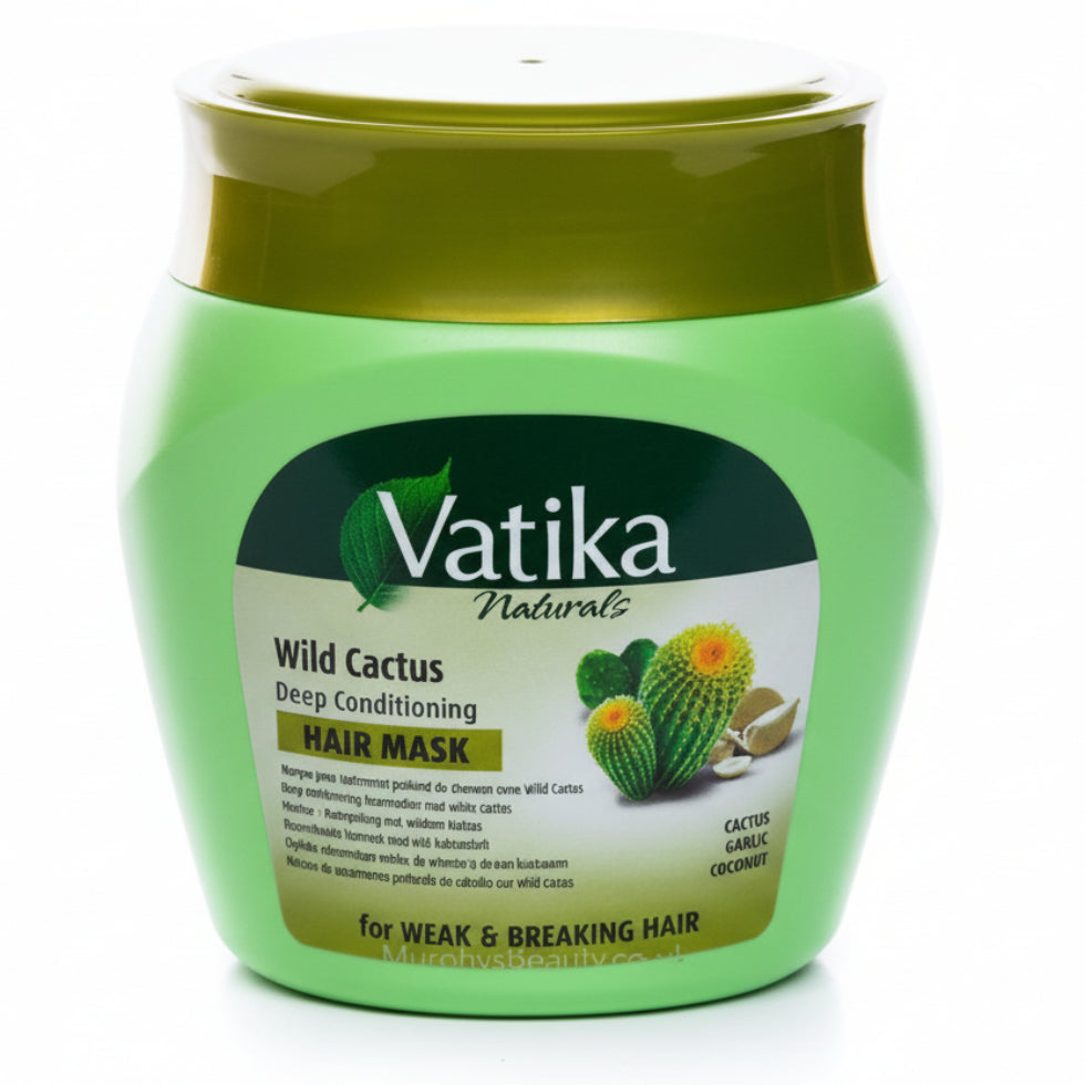 Vatika wild cactus hair mask 500g for deep conditioning repair hydration soft smooth shiny hair