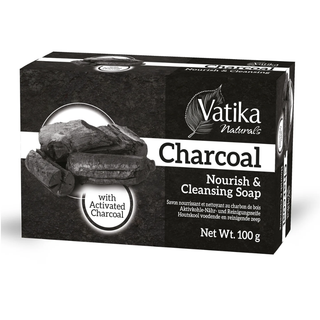 Vatika charcoal soap for deep cleansing detox smooth fresh radiant skin