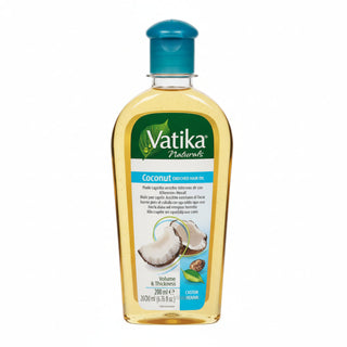 Vatika coconut enriched hair oil 200ml for nourishment soft smooth shiny healthy hair growth control