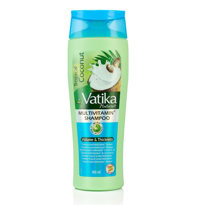 Vatika Naturals Tropical Coconut Shampoo 400ml | Nourish & Shine Hair