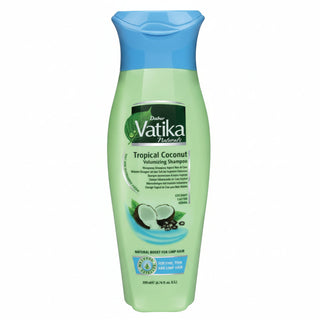 Vatika tropical coconut volumizing shampoo 200ml for fuller thicker soft shiny healthy hair