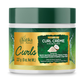 Vatika curls aquaboost curl creme 227g for hydrated defined frizz free soft bouncy curls
