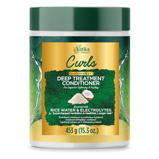 Vatika curls aquaboost deep treatment conditioner 453g for hydrated smooth frizz free shiny curls