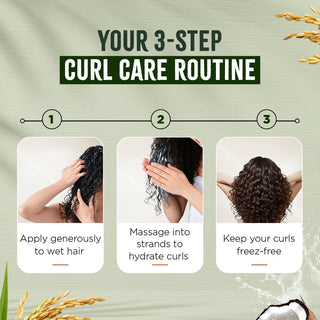 Vatika curls aquaboost leave in conditioner 370ml for hydrated smooth frizz free defined curls
