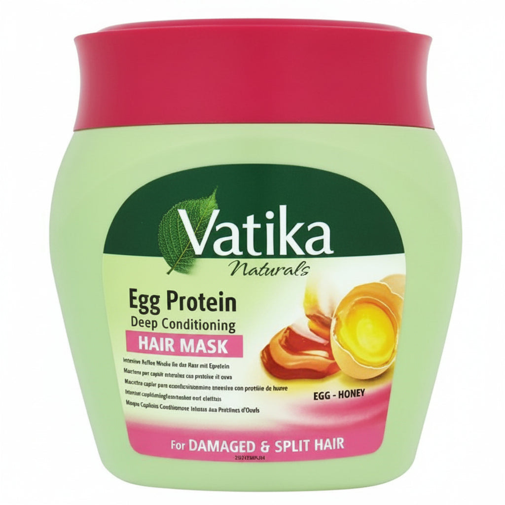 vatika egg protein hair mask 500g repair strengthen deep condition hair treatment herbal protein care mask