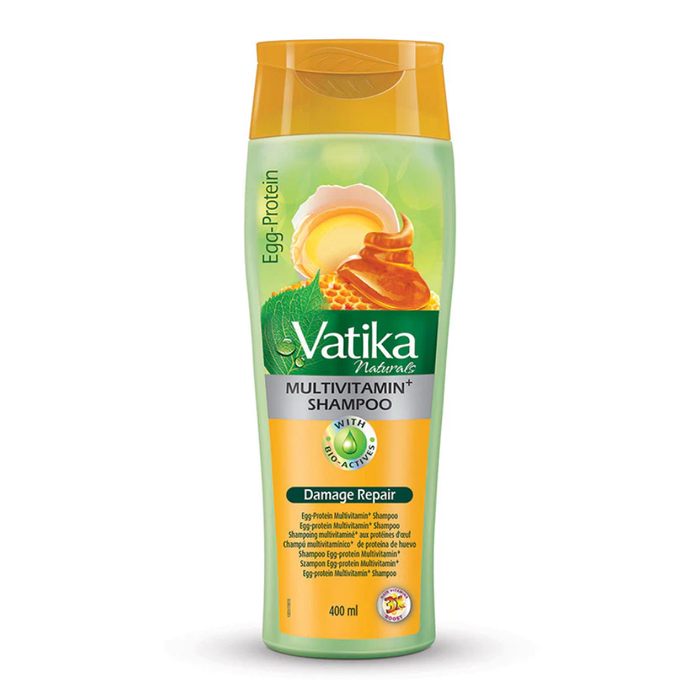 Vatika Naturals Egg-Protein Shampoo 400ml | Strengthen & Repair Hair