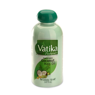 Vatika enriched coconut hair oil 150ml for repair strength shine smooth healthy hair