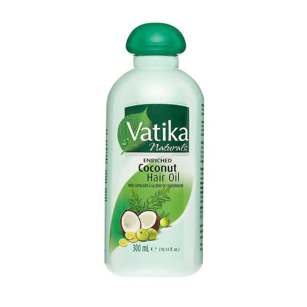Vatika enriched coconut hair oil 300ml for repair strength shine smooth healthy hair