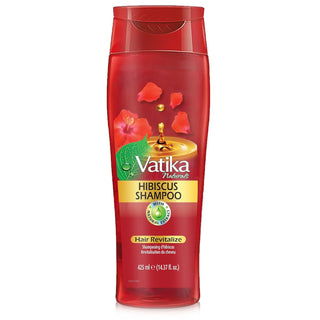 Vatika hibiscus oil shampoo 425ml for strengthening nourishing and smooth shiny healthy hair