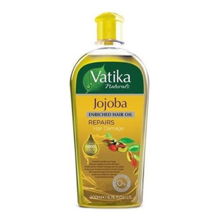 Vatika jojoba enriched hair oil 200ml for nourishment frizz control soft smooth shiny healthy hair