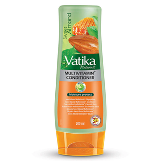 vatika naturals sweet almond conditioner 200ml hydrate nourish smooth hair frizz control conditioner