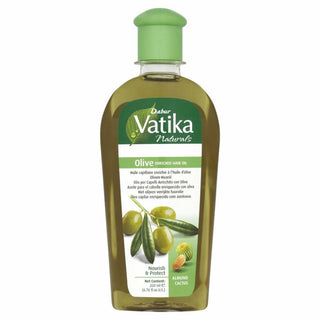 Vatika olive enriched hair oil 200ml for deep nourishment soft smooth shiny frizz free healthy hair