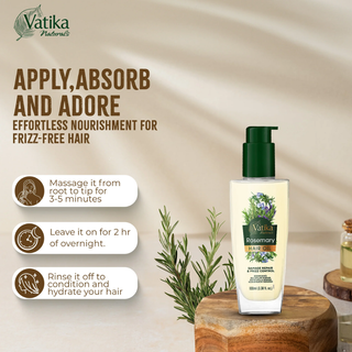 Vatika rosemary hair oil 100ml for nourishing strengthening smooth shiny healthy hair