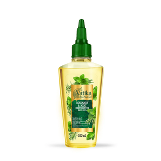 Vatika curls rosemary mint hair oil 100ml for scalp care refresh smooth shiny healthy hair