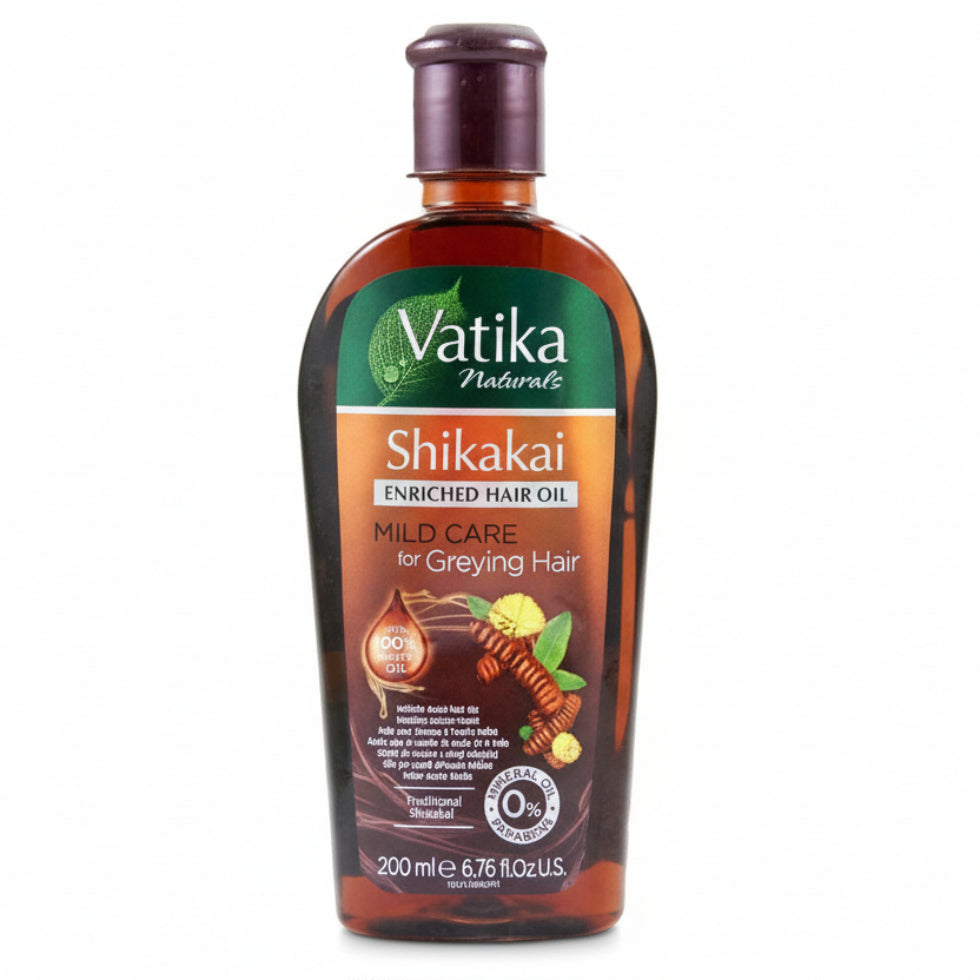 Vatika shikakai hair oil 200ml for strengthening hair reducing hair fall smooth shiny healthy hair