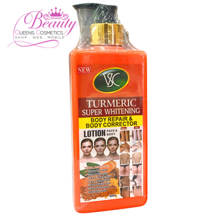 Veet Gold Turmeric Body Milk 500ml – Whitening, Moisturizing & Body Repair Corrector Lotion
