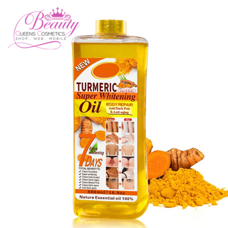 Veet Gold Turmeric Super Whitening Oil 500ml – 100% Essential Oils