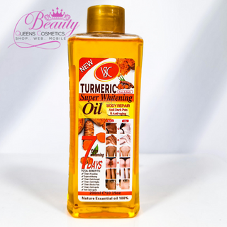 Veet Gold Turmeric Whitening Oil 200ml – Anti-Aging, Dark Spot Remover & Skin Brightening Essential Oil