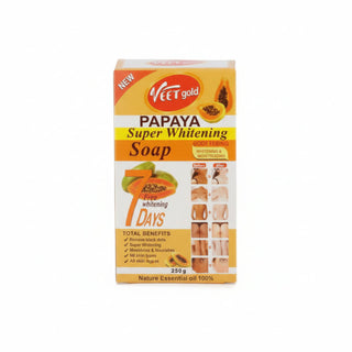 Veet Gold papaya whitening soap for brightening skin and dark spot correction care