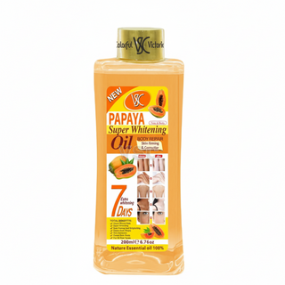 Veet Gold papaya whitening oil for brightening glow in 7 days and smooth skin care