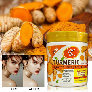 Veet Gold turmeric body cream for brightening moisturizing and smooth glowing skin care