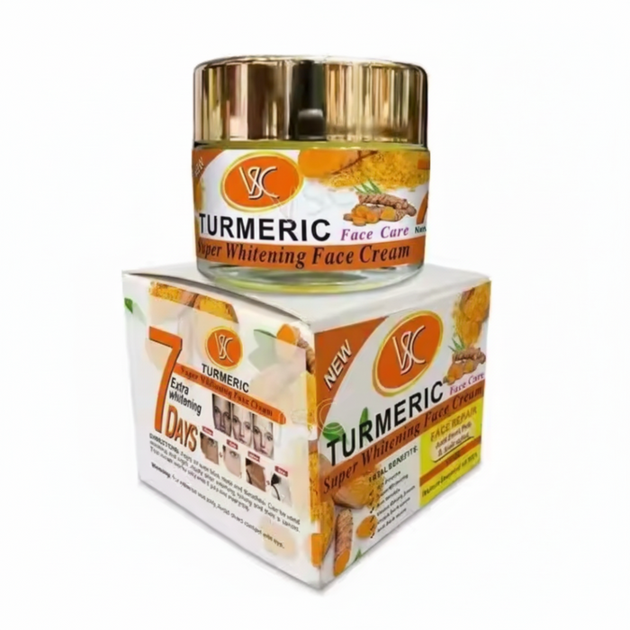 Veet Gold Turmeric Face Cream 50g | Brightening & Nourishing Daily Moisturizer