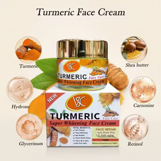 Veet Gold turmeric face cream for brightening nourishing and daily moisturizing care