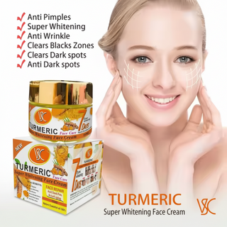 Veet Gold turmeric face cream for brightening nourishing and daily moisturizing care