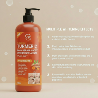 Veet Gold turmeric whitening body lotion for brightening moisturizing skin repair care