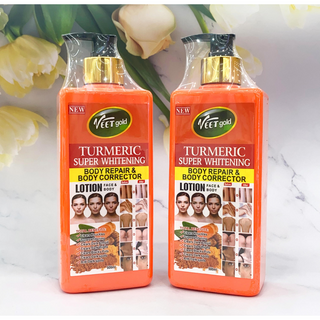 Veet Gold turmeric whitening body lotion for brightening moisturizing skin repair care