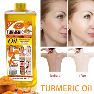 Veet Gold turmeric whitening oil 1000ml for dark spot repair brightening glowing skin