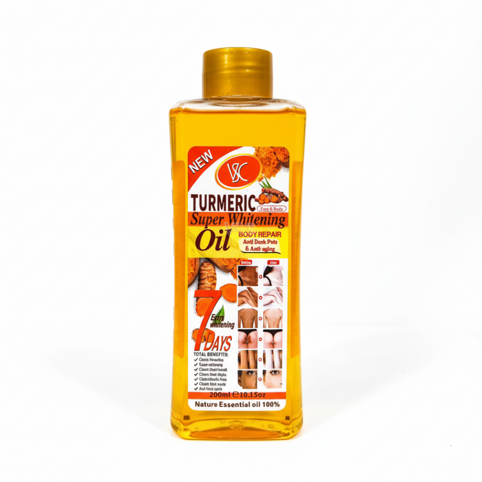 Veet Gold turmeric whitening oil for dark spot and anti aging skin repair glow care