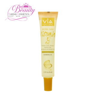 Via Natural Ultra Care Vitamin E Oil 1.5oz |Moisturizing Oil For Hair, Scalp & Body