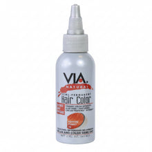 via natural 76 penny copper semi permanent hair colour 4oz ammonia free warm copper hair dye for shiny vibrant salon look