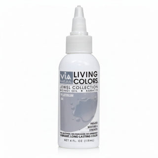 via natural living colors platinum 44 semi permanent cool platinum hair color product