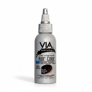 Via Natural semi permanent Blue Black 126 4oz ammonia free nourishing hair color