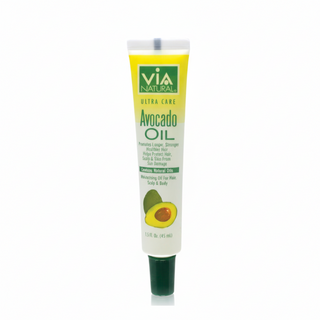 Via Natural avocado oil 1.5oz moisturizing oil for hair scalp body and frizz control