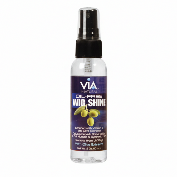 Via Natural Oil-Free Wig Shine Spray 2oz | Shine & Refresh Wigs & Extensions