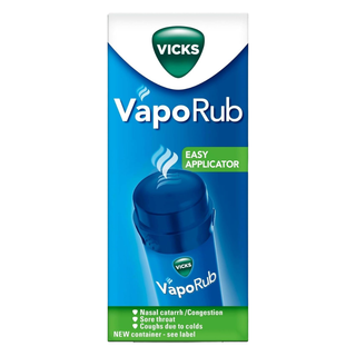 vicks vaporub easy application 35ml cold cough relief balm congestion chest rub soothing menthol eucalyptus breathing relief product