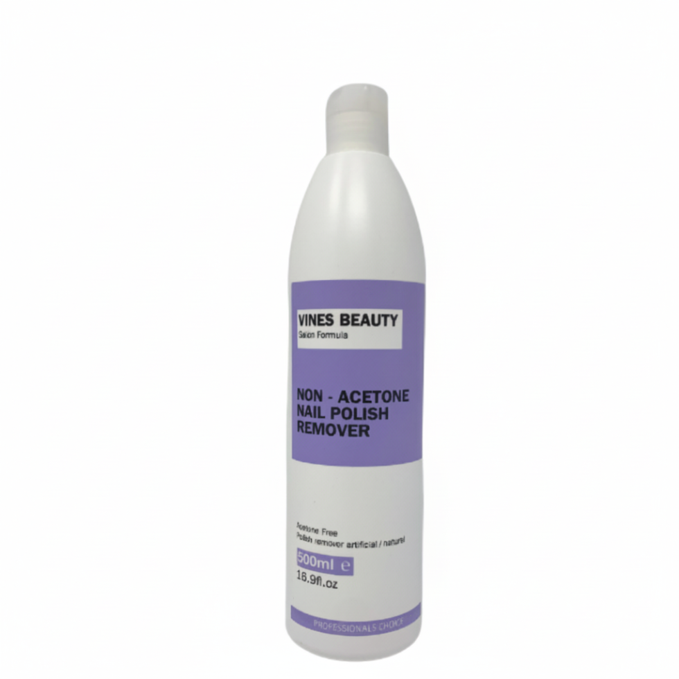 vines beauty non acetone nail polish remover 500ml gentle nail cleanser artificial natural nails