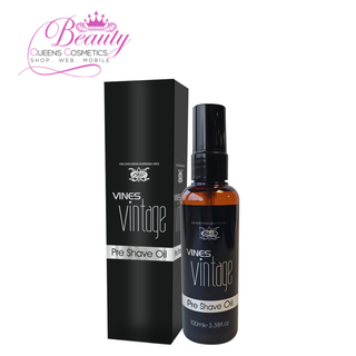 Vines Vintage Pre-Shave Oil 100ml | Smooth, Comfortable & Irritation-Free Shave