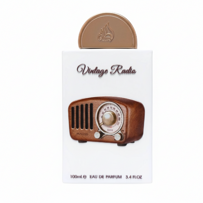 Vintage Radio Eau De Parfum 100ml by Lattafa Pride | Warm Woody Aromatic Unisex
