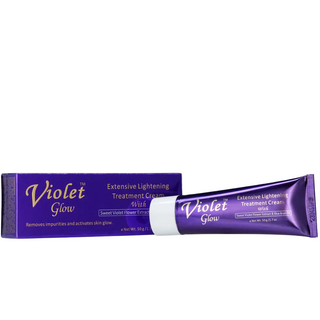 violet glow lightening treatment gel 1oz dark spot corrector brightening face gel radiant smooth skin skincare gel