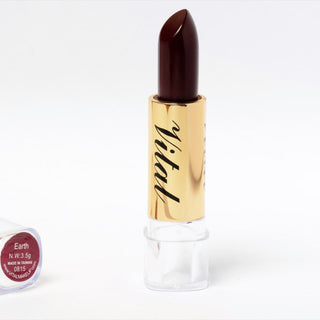 vital long lasting lipstick earth creamy matte natural earthy lip colour smooth comfortable long wear makeup product