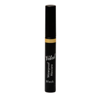 Vital Waterproof Mascara Black  Long Lasting Volume & Smudge Proof Lashes