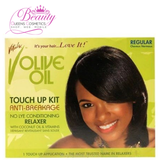 Vitale Olive Oil Anti Breakage No Lye Conditioning Relaxer 1 Touch Up Application - Regular