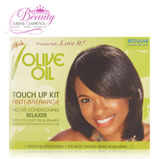 Vitale Olive Oil Anti Breakage No Lye Conditioning Relaxer Regular Formula-1 Complete Application